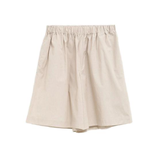 BASERANGE Women Shorts & Burmudas SSCL PO CLAUDE BROWN NEUTRALS WHITE