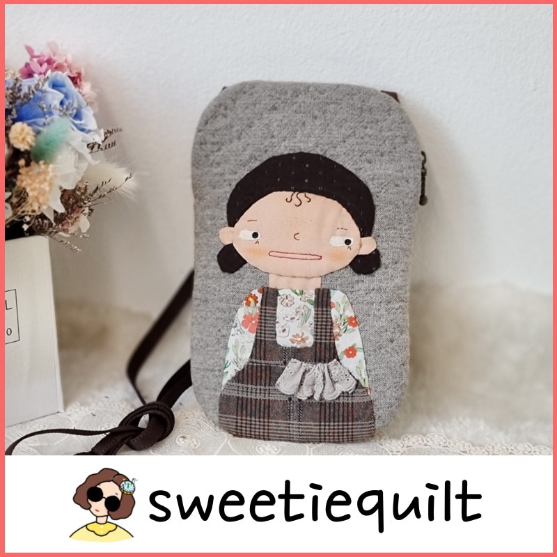 【sweetiequilt】 オーダーメイド　100％手作り　チョロンクロスバック　韓国大人気　恋人プレゼント　ハンドメイド　お出かけ　デイリーバック 8,640円