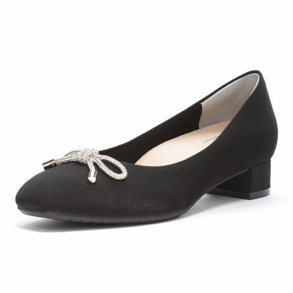 ムーンスター スガタ パンプス レディース 幅広3E 軽い 履きやすい 歩きやすい シューズ 靴 moonstar sugata MS SGT607 ブラック [2024年秋冬新作] 8月21日発売