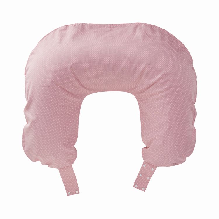大衛 授乳用エアークッション カバー付 水玉 洗い替えカバー1枚付 / 授乳クッション エアータイプ 携帯用 洗濯可能カバー