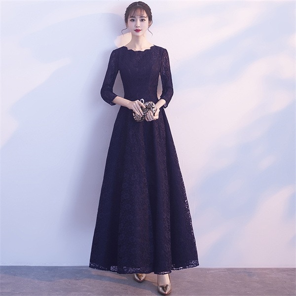 パーティードレス ワンピース 花嫁 着痩せ ウェディングドレス 結婚式 成人式 パーティー スパンコール エレガント ロングドレス お呼ばれ 演奏会