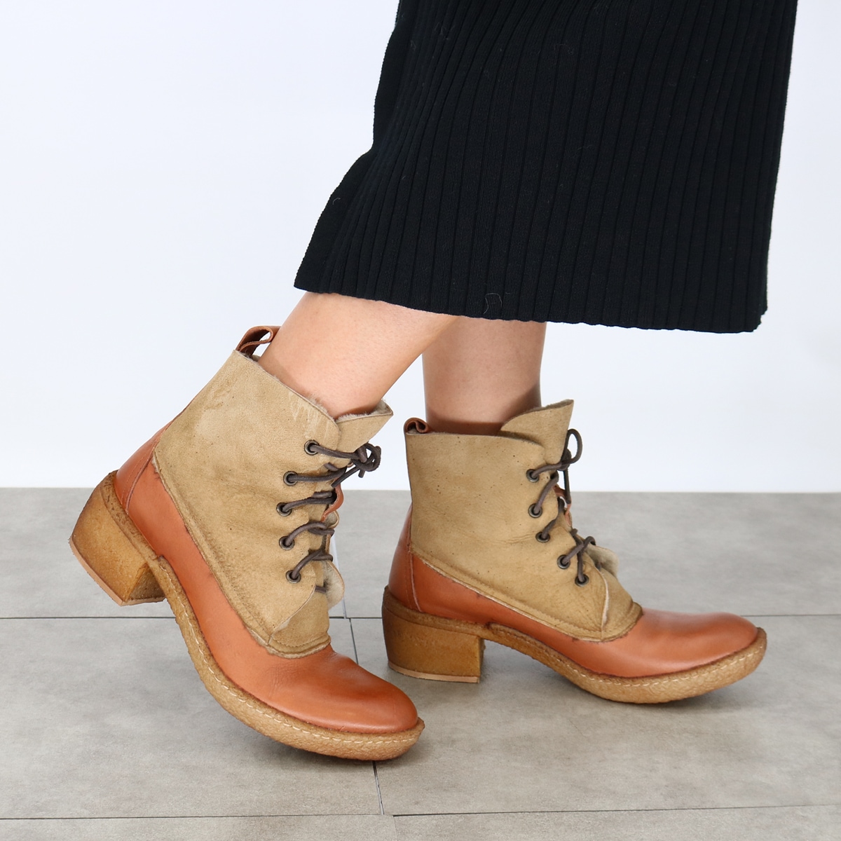 SENSATIONPS レザームートンブーツ