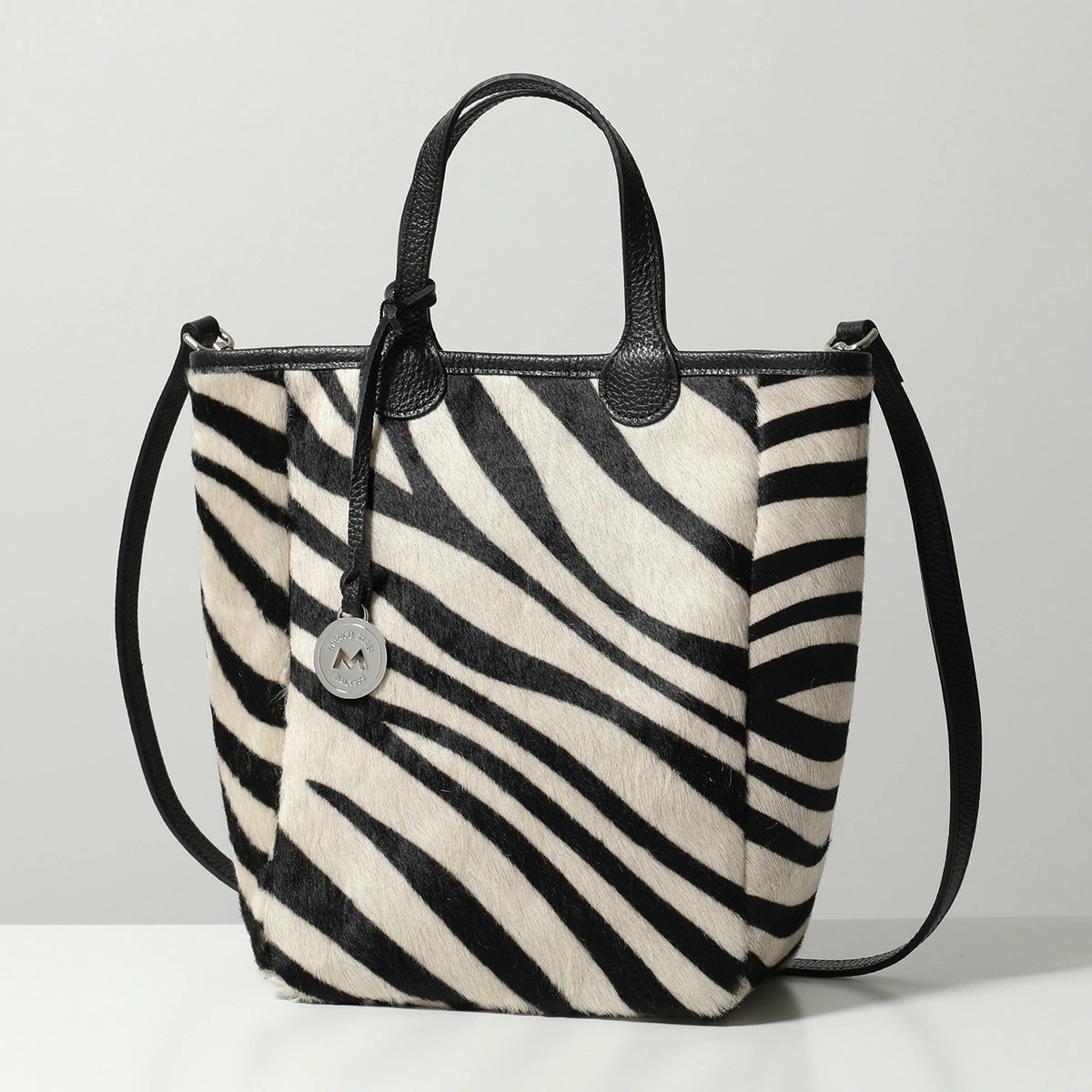 MARCO MASI マルコマージ トートバッグ 3622 ZEBRA レディース ハラコ レザー ゼブラ柄 ショルダーバッグ 鞄 BIANCO