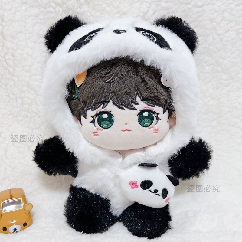 cmミニ洋服 ぬいぐるみ用服 パンダ ジャンプスーツ かわい かわいい 人気ブランド多数対象 着ぐるみ コットンドール