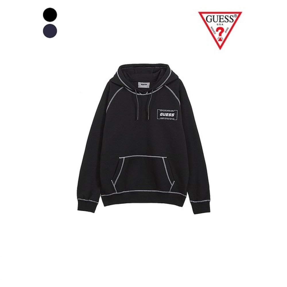 (ゲス) Z2BQ16KBGQ2 ステッチ装飾パーカー MM8K4312