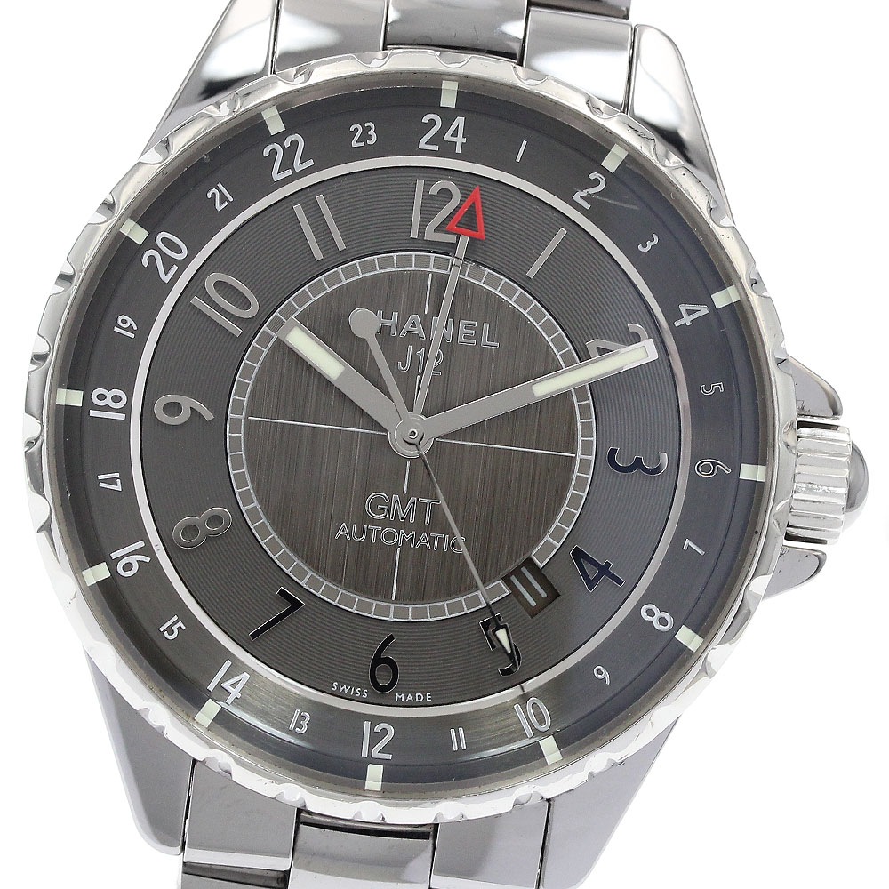 シャネル CHANEL H3099 クロマティック GMT デイト 自動巻き メンズ _923318【中古】