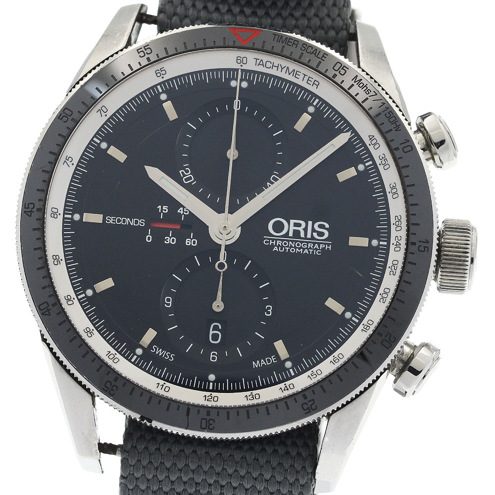 オリス ORIS 7661-14 アーティックス GT クロノグラフ 自動巻き メンズ _943620【中古】