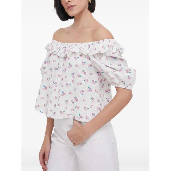 25 FW フラワープリント オフショルダー トップス LSH1602MI11 TP444592127