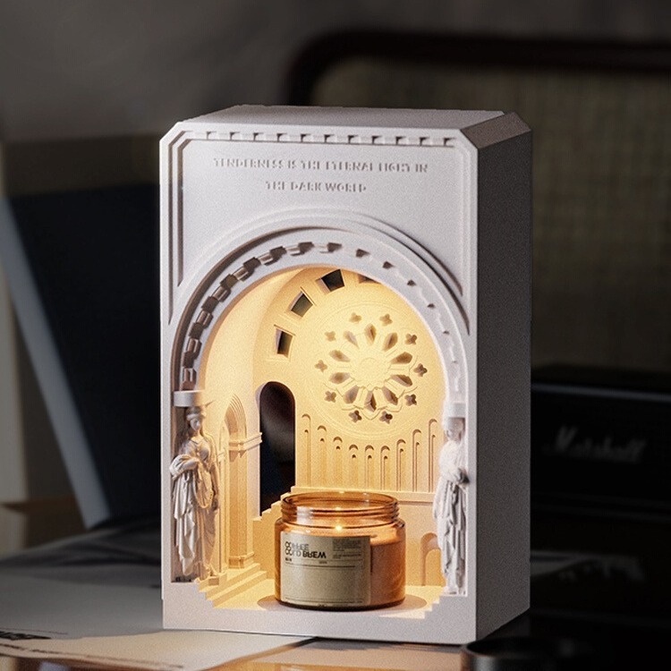 アロマ融蝋灯融蝋燭灯建築雰囲気灯新婚婚約誕生日プレゼント融蝋灯