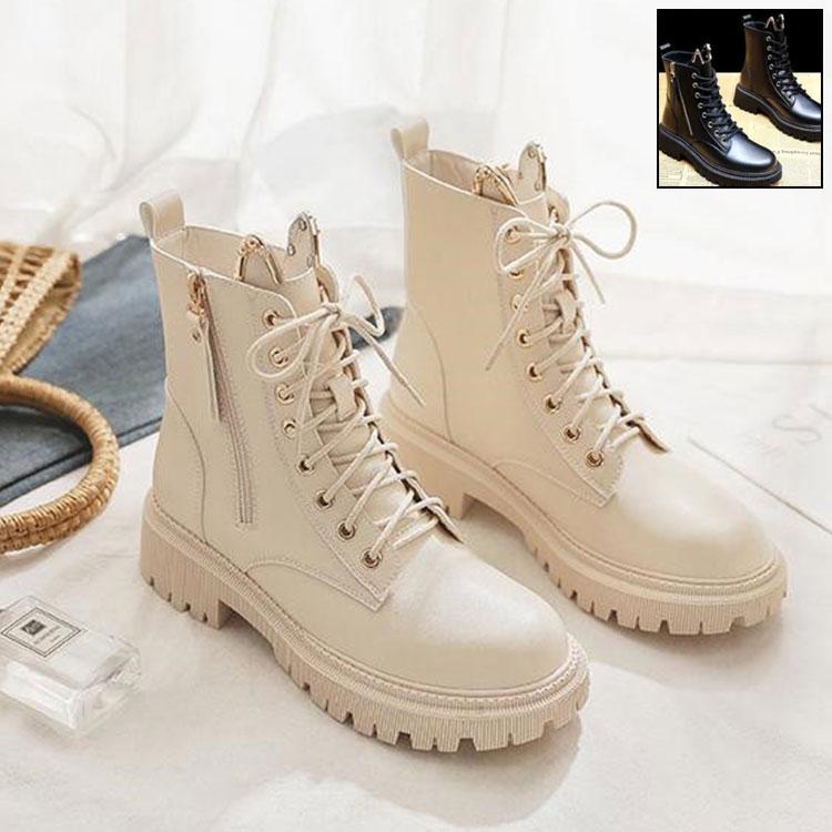 ブーツ ミリタリーブーツ 靴 サイドジップ レディースブーツ ブーツ ワークブーツ 新入庫 裏起毛 太ヒール ショートブーツ イギリス風 マウンテンブーツ レディース