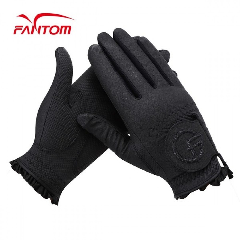 (Phantom) 女性用フリル飾り付きツーハンドグローブ