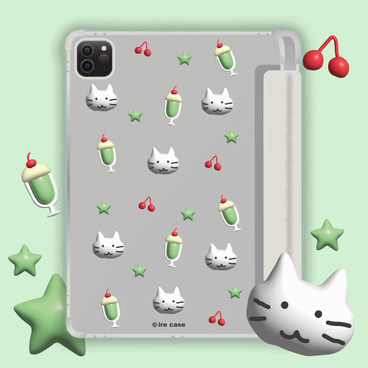 ソーダ猫 iPad 全機種 ペンシル 収納カバー ケース