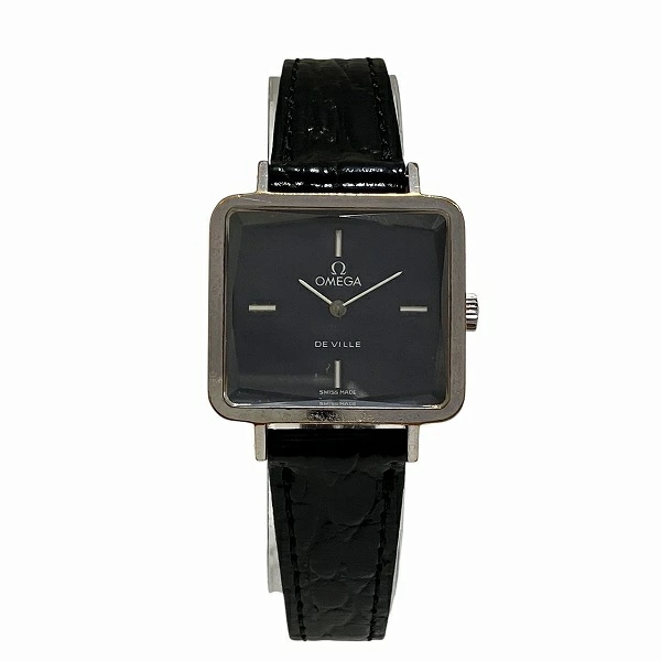 オメガ デ・ヴィル スクエア 511.0375 手巻き 腕時計 レディース 【中古】