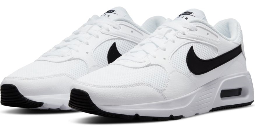 ナイキ CW4555-102-27.5 メンズ スニーカー エアマックス SC（ホワイト/ホワイト/ブラック・サイズ：27.5cm） CW4555102275