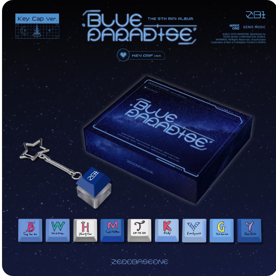 [予約/イベント] ZEROBASEONE - BLUE PARADISE / 5thミニアルバム (Key Cap Ver.) By WITHMUU