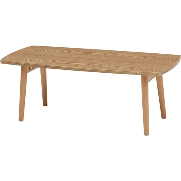 MT-6421NA ナチュラル [折れ脚角テーブル 幅95cm] メーカー直送