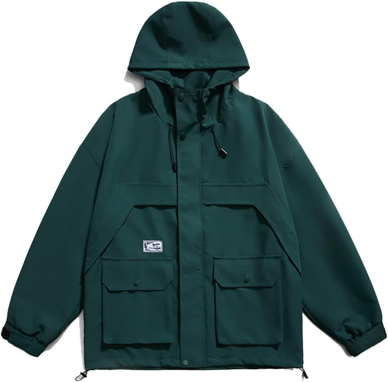 ウインドブレーカー メンズ ジャケット カジュアル アウトドア 防風 防寒 フード付 春秋 マウンテンジャケット ジャンバー ジップアップ ブルゾン かっこいい ポケット付き 大きいサイズ