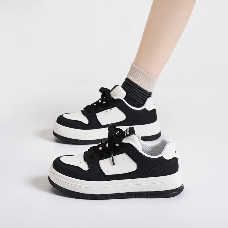 ローカットスニーカー 3cm 身長アップ ロゴ レースアップ [3カラー] 厚底スニーカー レディース 厚底 giay nuxinh 間違いないスニーカー 高身長ぽっちゃり スニーカー ライフ 大学生
