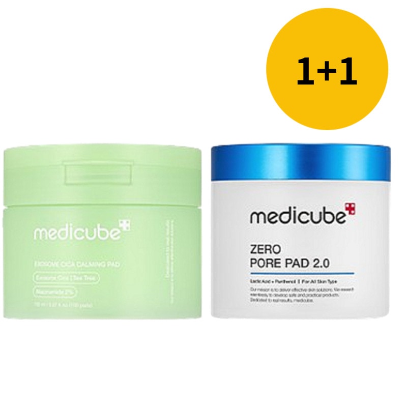 毛穴X鎮静セット（エキソソームシカカミングパッド100枚+ゼロ毛穴パッド2.0/70枚）