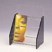 （まとめ買い）パンフレット台 A4判1列2段 CR-PF12-T 00026171 [x3]