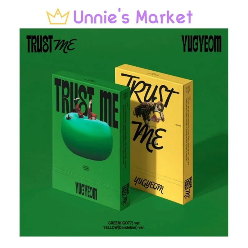 [SET] YUGYEOM(GOT7) TRUST ME (GREEN VER./YELLOW VER.) + Free Photocard 1EA(fan-made)