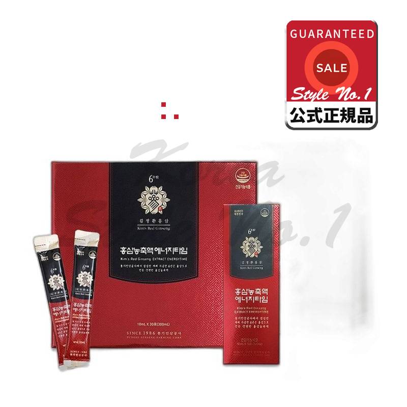 キム・ジョンファン紅参エネルギータイム紅参濃縮液10ml x 30p +ショッピングバッグ1セット