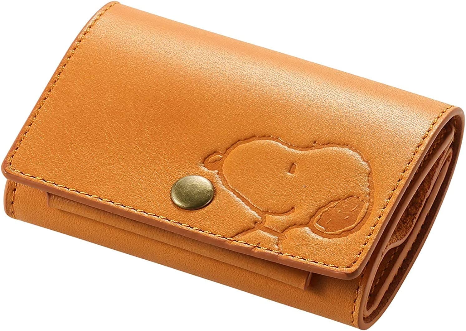 財布 三つ折り スヌーピー レディース イタリアン レザー 小銭入れ 小銭 お札 お札入れ メンズ キャラクター ブランド カード入れ おしゃれ かわいい プレゼント ギフト 革 本革 雑貨