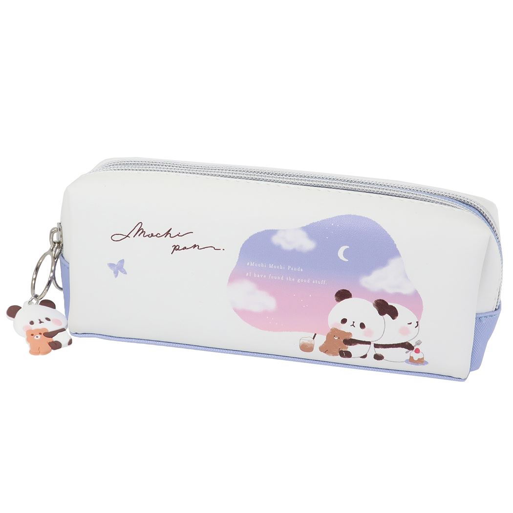 Qoo10] もちもちぱんだ 筆箱 ツイン ファスナー : 文具