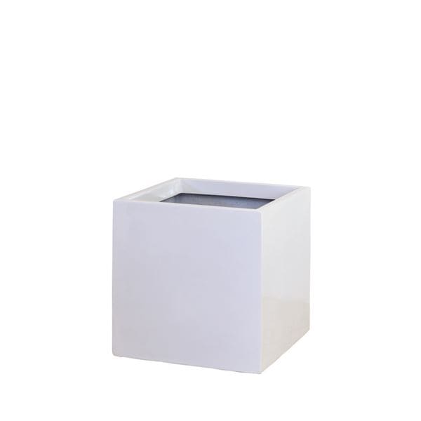 大和プラスチック ファイバーグラスシリーズ スクエアポット S型 ホワイト S-34型