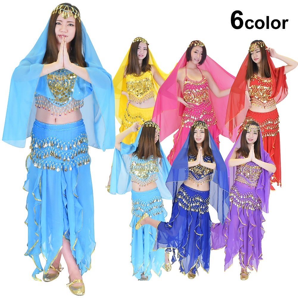 Qoo10 子供 ベリーダンス アラビアン衣装全身セ ホビー コスプレ
