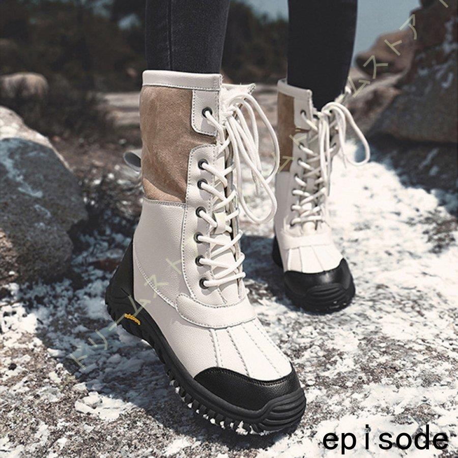 スノーブーツ レディース ムートンブーツ 防水 ショート ブーツ 大きいサイズ ウィンターブーツ 裏起毛 雪靴 防寒 防滑 冬用ブーツ スノーシューズ 裏ボア 4,575円