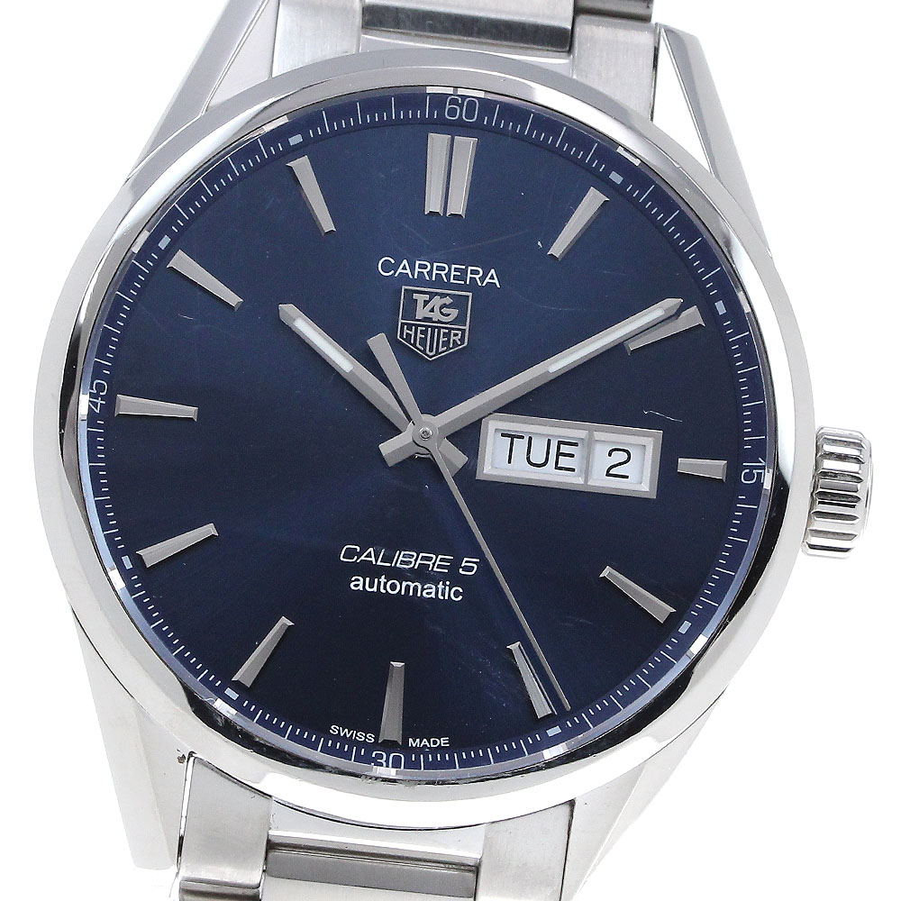 タグホイヤー TAG HEUER WAR201E カレラ キャリバー5 デイデイト 自動巻き メンズ _830425【中古】