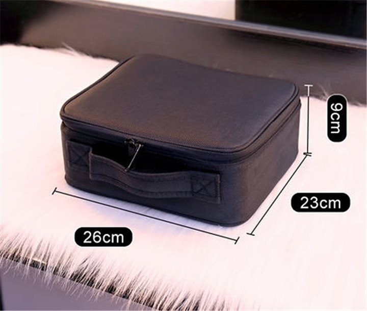 韓国 大容量 化粧道具 メイクアップアーティスト メイクボックス 旅用 ポータブル 収納ケース 化粧
