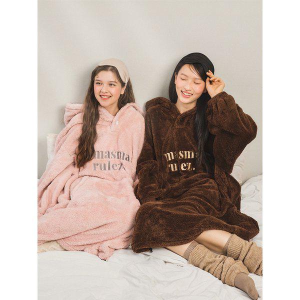 居心地の良いクマのフリースの暖かいパーカー_5色