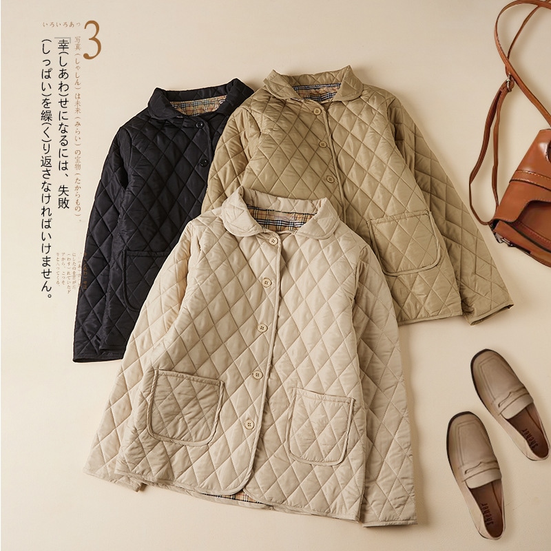 キルティングコート 中綿コート レディース ジャケット 中綿ジャケット コート 綿服 アウター 防寒コート 暖かい 秋冬