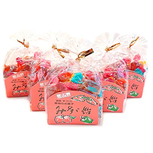 【5個セット】飯島商店 みすず飴角袋 復刻いちご入り