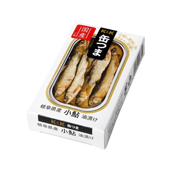 K&K 缶つま 岐阜県産 小鮎油漬け 55g 12 メーカー直送