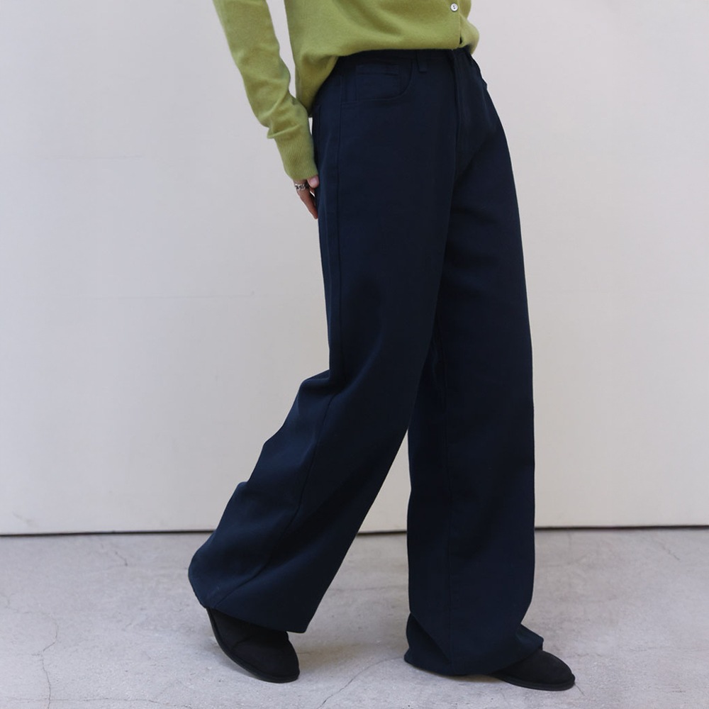 S-2XL/ショートボンロングキビオプションブレッドコットンワイドパンツ