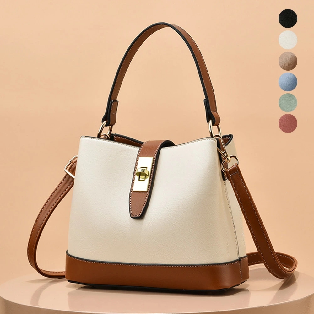 ショルダーバッグ バケツ型 ハンドバッグ(T)