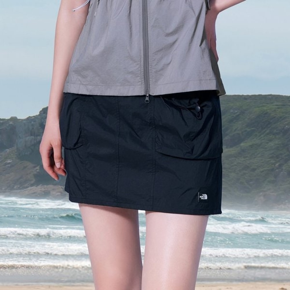 [ノースフェイス公式] NK6NR35A 女性用オフベッドスカート_ブラック 6,032円
