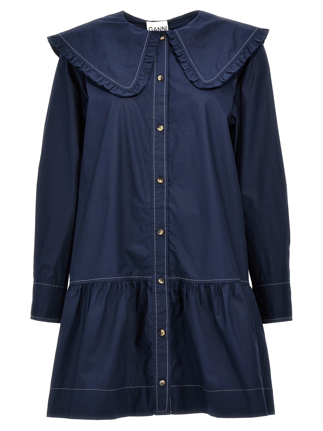 W0157683 ブルー 春夏2025 ドレス レディース ju