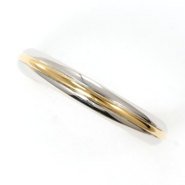 スタージュエリー PT900 K18YG リング 指輪 9号 総重量約2.5g ジュエリー 中古