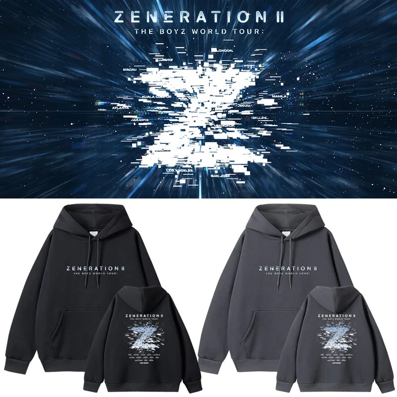期間限定The Boyz ワールドツアーコンサート Zeneration Ii セータープリントパーカー2枚購入でカード1パスケース
