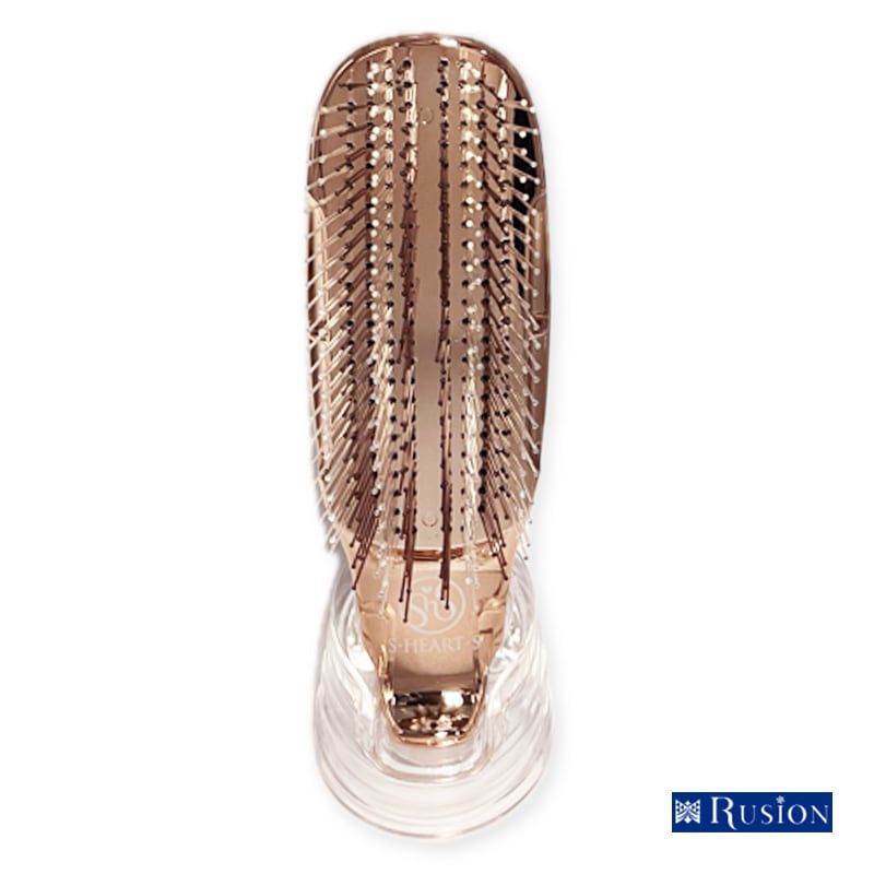 スカルプブラシ ワールド ショート (ピンクゴールド)