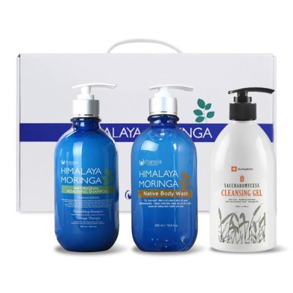 GIKK158 モリンガシャンプー ボディウォッシュ クレンジングジェル3点をプレゼントセット
