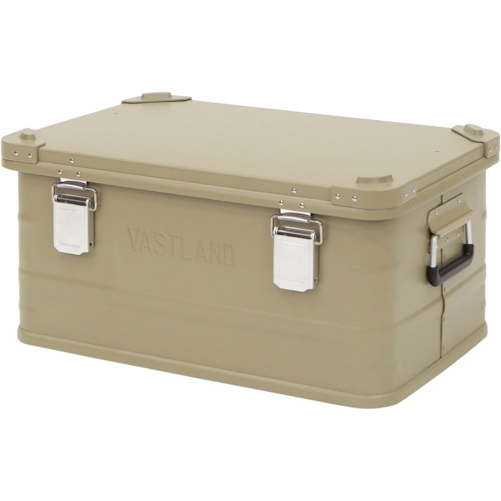 アルミコンテナ 50L 板厚1.5mm 耐荷重150kg キャンプ用 コンテナボックス