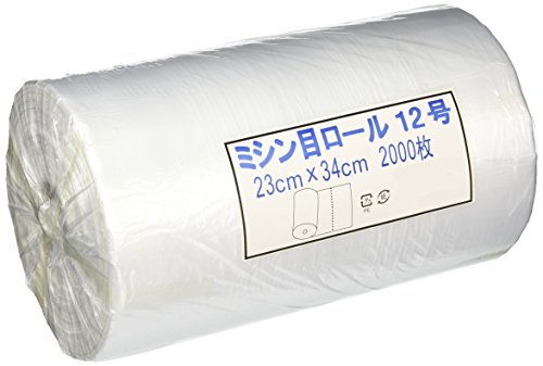 ニッコー ポリ袋 ロール 半透明 12号 23×34cm 2000枚