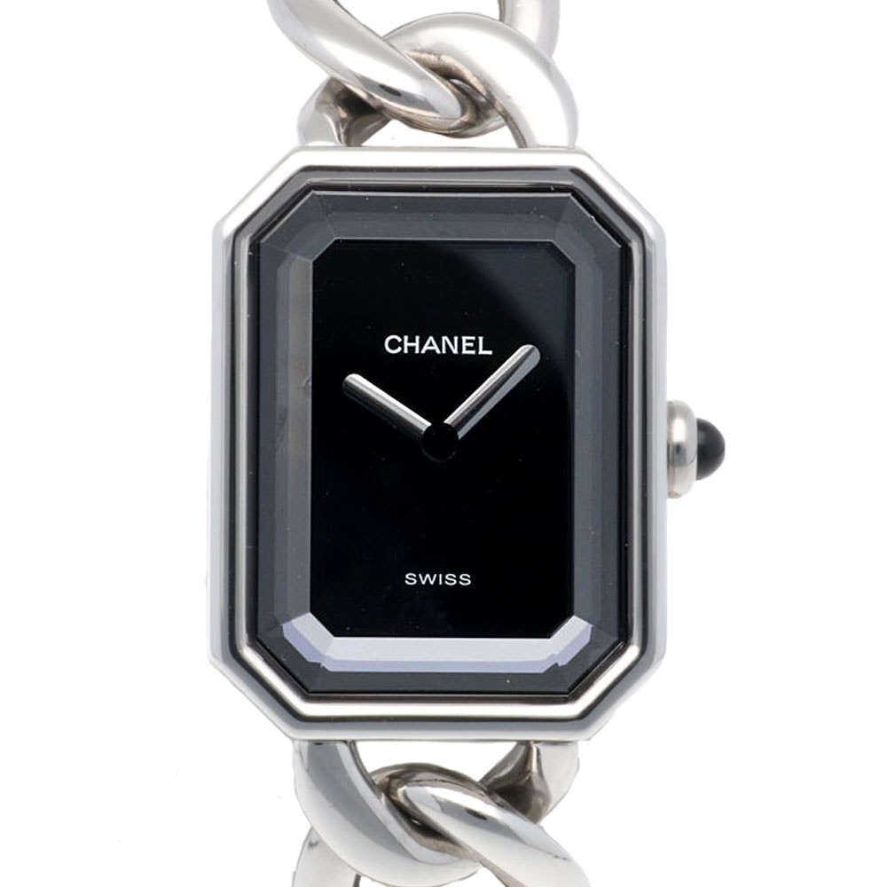 シャネル プルミエール M 腕時計 ステンレススチール クオーツ 1年保証 CHANEL 中古