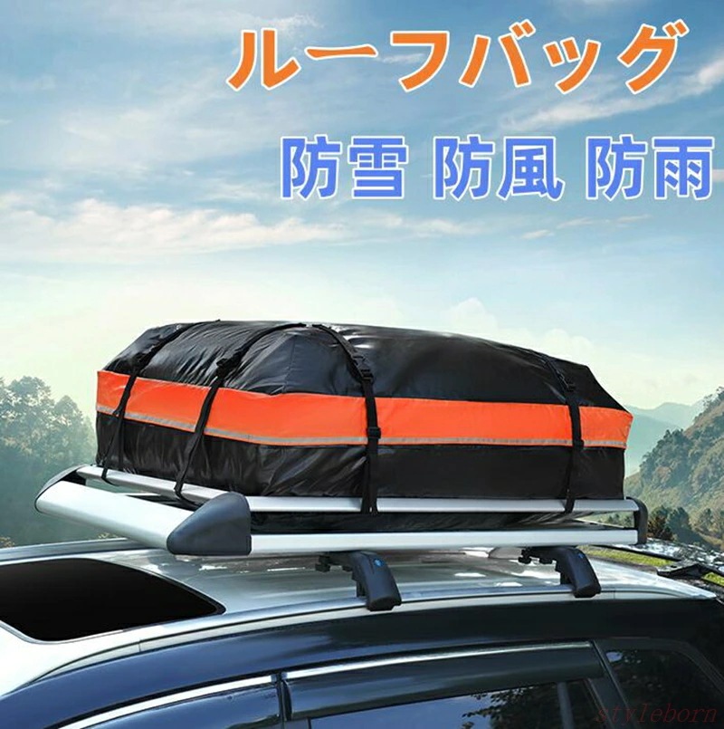 【新製品の特典】ルーフボックス ルーフバッグ 防水 収納バッグ 積載 荷物 車 スペース 屋根 カーゴバッグ 車 屋根バッグ 大容量 折り畳み 取付簡単 ルーフキャリアバッグ 防雪 防風 防雨 旅行用