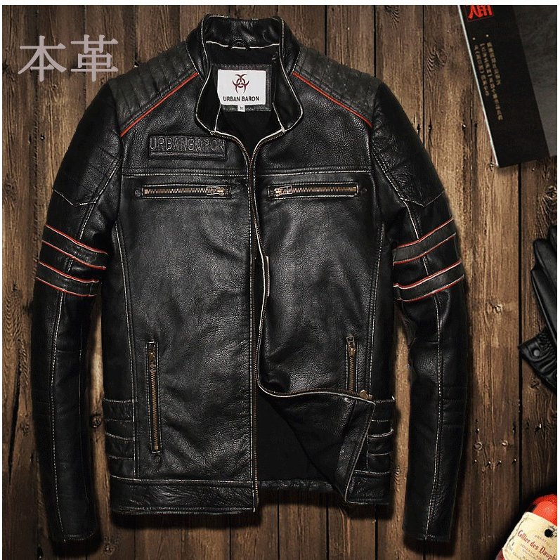 本革ジャケット バイク用 レザージャケット メンズ 革ジャン 牛革 柔らかい バイクジャケット バイ